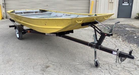 MonArk 1452 John Boat and Trailer