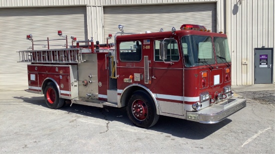 1990 Seagrave Pump Truck 4X2