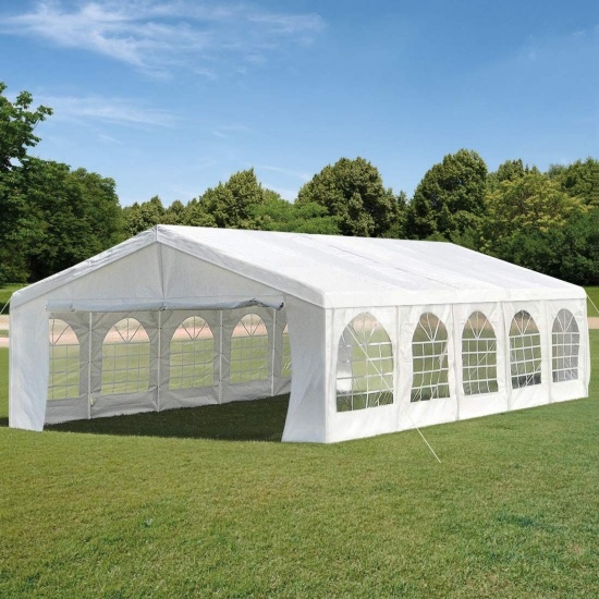 Shade Tree Heavy Duty Tent Canopy w/ Sidewalls