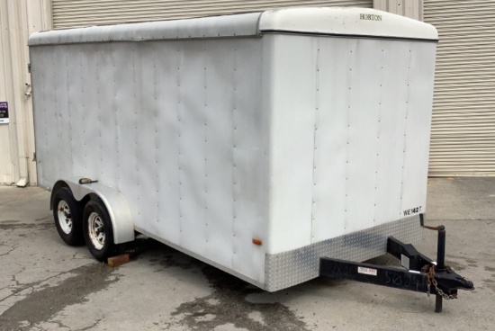 2001 Horton H716TA Hauler 16' Enclosed Trailer