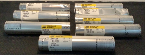 (8) ESAB 10 Lb Cans Of Welding Robs ATOM ARC 9015-