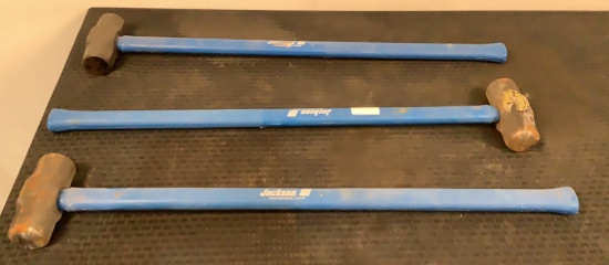 (3) Jackson 6 lb Sledge Hammers