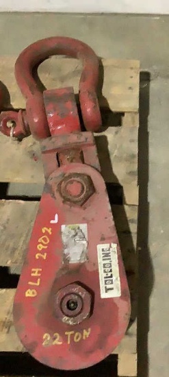 Johnson Block 1"-1/8" 22 Ton Snatch Block SB22S8BS