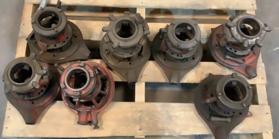 (7) Ridgid Manual Pipe Threader Heads
