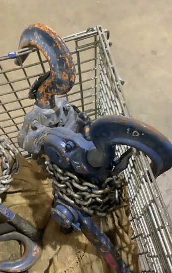 (2) Harrington 9 Ton Lever Hoist