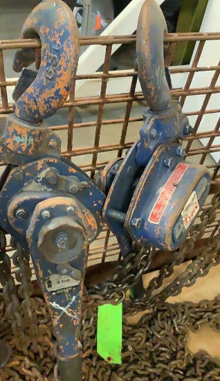 (2) Ingersoll - Rand Chain Hoists