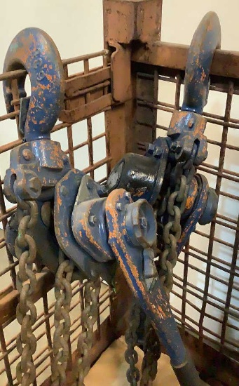 (2) Ingersoll - Rand Chain Hoists
