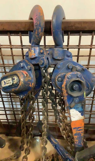 (2) Ingersoll - Rand Chain Hoists