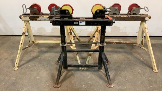 (3) Pipe Roller Stands