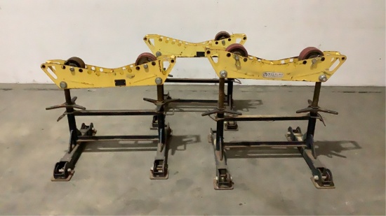 (3) LJ Pipe Roller Stands HD2L-200
