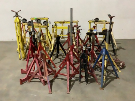 Assorted Pipe Stands & Parts