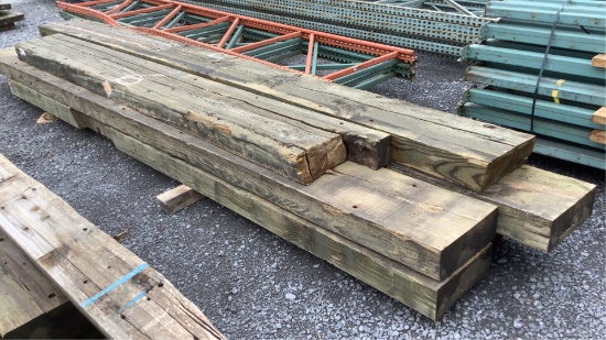 (6) Walnut St Bridge Wood Beams