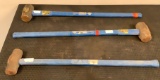 (3) Jackson 10 lb Sledge Hammers