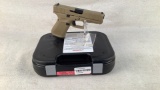 Glock 19 Gen 5 FDE Pistol 9mm Luger