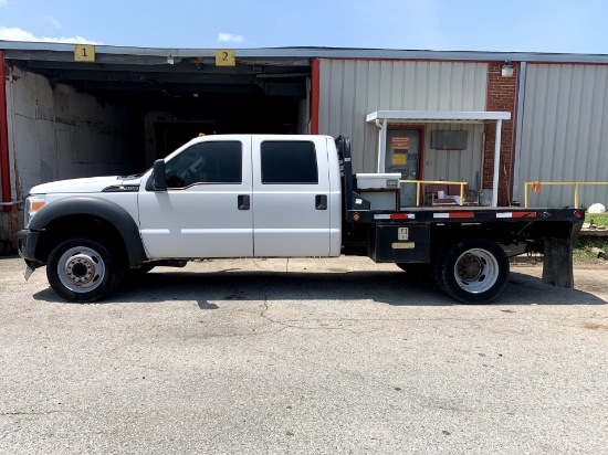 2012 Ford F-450 Crew Cab Flat Bed *INOP* 2WD