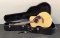 Yamaha Acoustic Guitar w/ Hard Shell Case