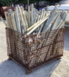 Basket of Assorted Walk Board Uprights