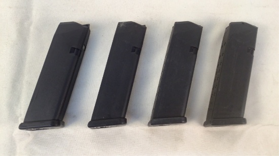 (4) Glock 17 Magazines 9mm Luger