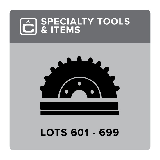 Specialty Tools & Items - Lots 601-699