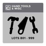 Hand Tools and Misc - Lots 901-999