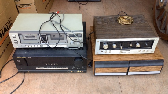 Cassette Player, Amplifier, Stereo and C