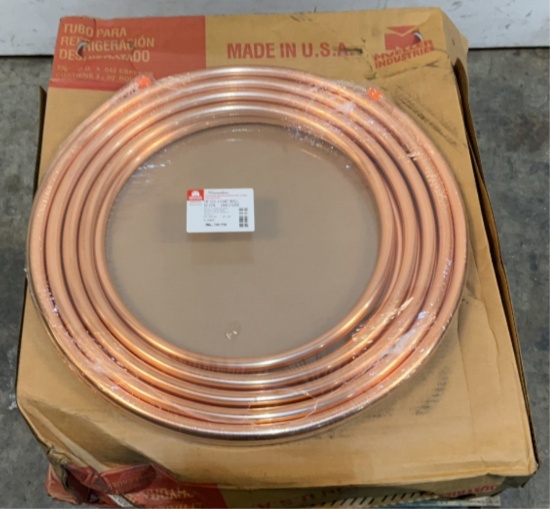 (3) Mueller 7/8"x50' Copper Refrigeration Tubing