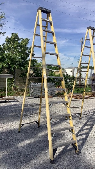 GreenBull 12' Fiberglass Step Ladder
