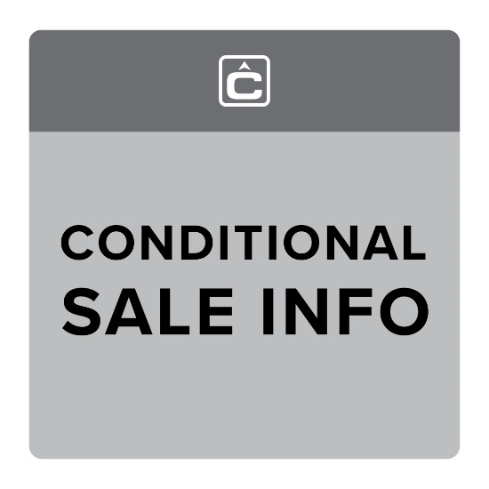 Conditional Sale Information Lot