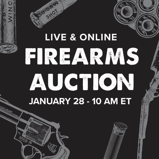Join us for our Live Firearms Sale January 28th!