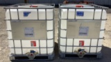 (2) Schutz 250Gal Chemical Totes