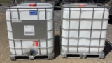 (2) Schutz 250Gal Chemical Totes