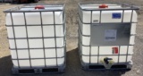 (2) Schutz 250Gal Chemical Totes