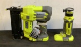 Ryobi 18V Brad Nailer & Speed Saw Rotary