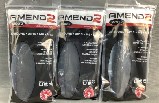 (3x) Amend2 Mod2 AR15/M4/M16 Magazines