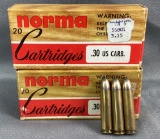 (40 Rnds) Norma JSP .30 Carbine