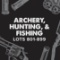 Archery, Hunting & Fishing Lots 801-899