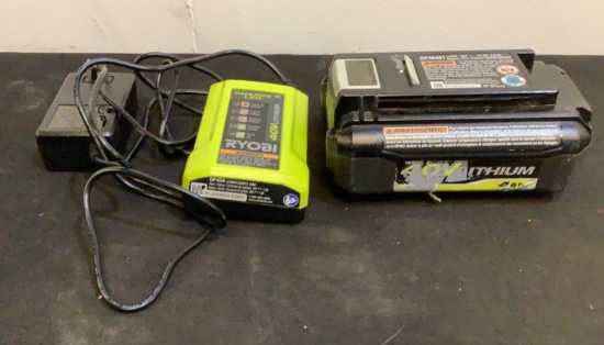 Ryobi 40V Battery and Charger