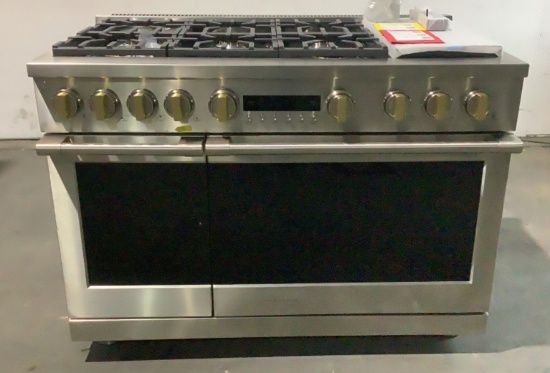 GE Monogram 48" Dual Fuel Stove ZDP486NDTSS