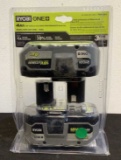 (2) Ryobi 18V Batteries PBP2004