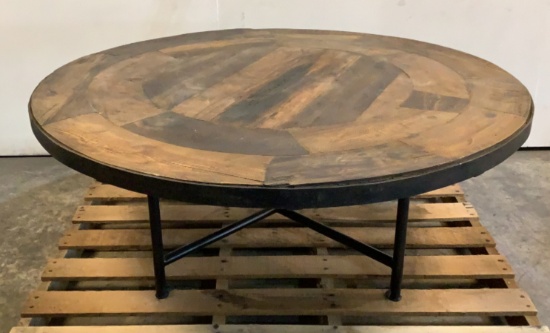 Round Metal / Wooden Table