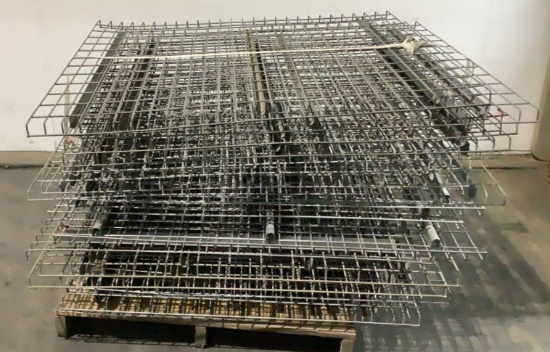 (17) Assorted Metal Wire Decking