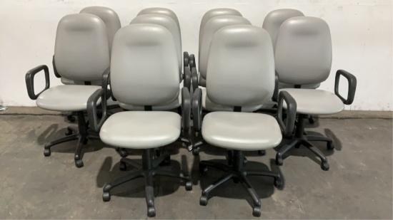 (10) Rolling Office Chairs
