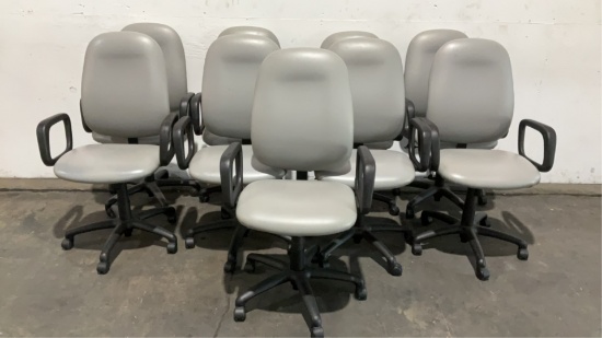 (9) Rolling Office Chairs