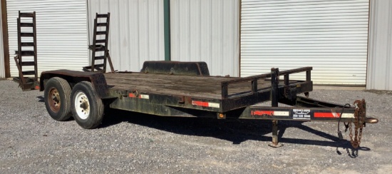 2015 Richter 18' Equipment Trailer