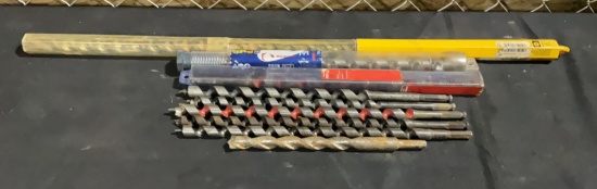(9) Assorted Drill Bits