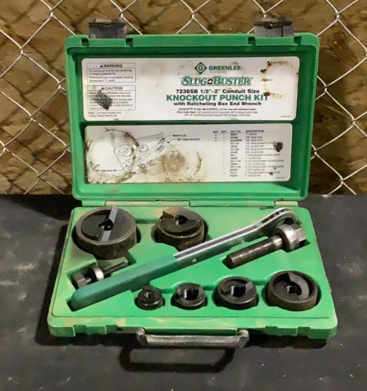 Greenlee 1/2" - 2" Knockout Punch Set 7238SB