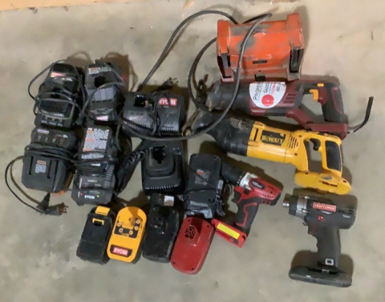 Assorted Non-Working Power Tools