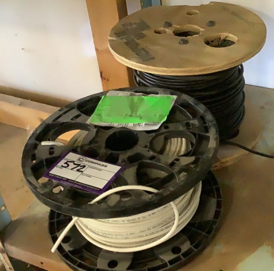 (2) Partial Spools of Assorted Wire