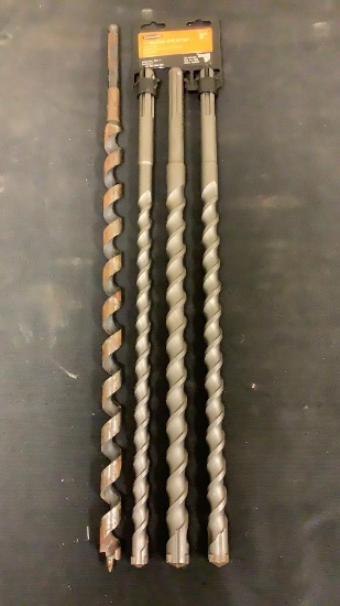 (4) 21" Masonry Drill Bits