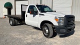2013 Ford F-350 SD XL Flatbed Truck 4X2
